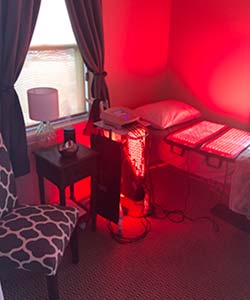 Red Light Therapy Room by Dr. Kells', DC, Weight Loss Red Light Therapy Room