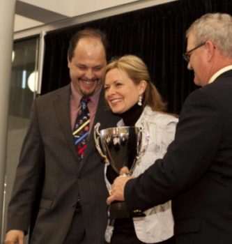 Dr. Kells, DC Receiving USA Wrestling Woman of the Year Award