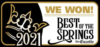 Winner Best Of The Springs Award Colorado Springs 2021